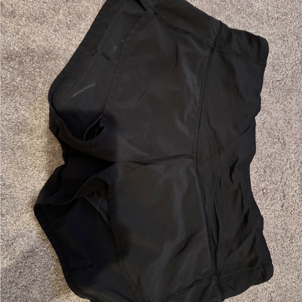 Black Lululemon Athletic Shorts